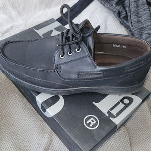 Comfortable casual shoes, black, 10.